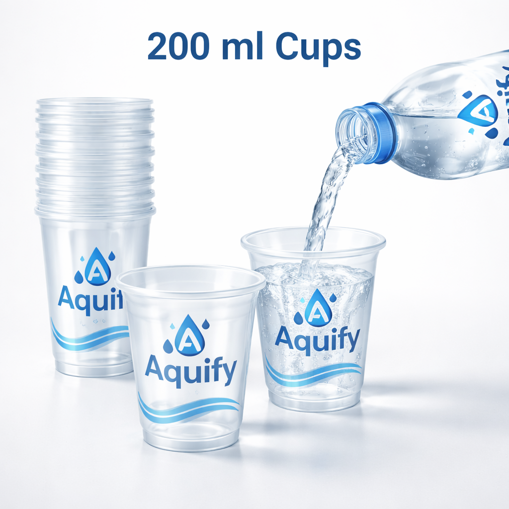 200 ml packaged drinking water cups